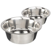 Neater Pet Brands 7-cup stainless steel bowls close-up highlight durable daily-use design