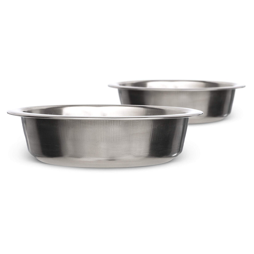 Neater Pet Brands deluxe bowls on feeder, whisker-friendly design reduces whisker fatigue