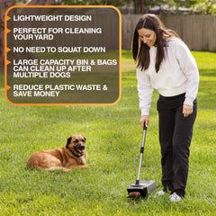 Neater Pet Brands Lift N’ Bag 27-inch pole for extended reach.