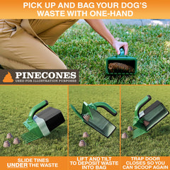 Lift N’ Bag 2.0 built-in bag dispenser and bag seal feature