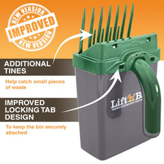 Neater Pet Brands Lift N’ Bag 2.0 one-handed-use design reduces mess