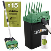 Neater Pet Brands Lift N’ Bag 2.0 scoop in action, lifting waste cleanly.