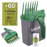 Neater Pet Brands Lift N’ Bag 2.0 scoop in action for quick, clean yard cleanup.