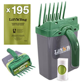 Neater Pet Brands Lift N’ Bag 2.0 scoop close-up for easy yard cleanup.