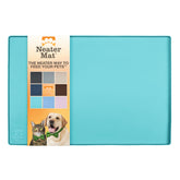 Neater Mat Aquamarine under bowls provides spill protection and easy cleanup.