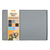 Neater Mat under bowls protects floors from spills, a Neater Pet Brands solution.