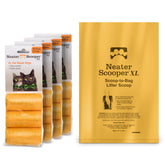 Neater Pet Brands Neater Scooper XL bags packaging shows 180-count lavender refills.