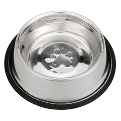 Neater Pet Brands stainless steel no-skid bowl keeps meals steady and durable.