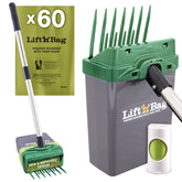 Neater Pet Lift N’ Bag 2.0 scooper assembly enables quick one-handed cleanup.