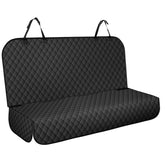 NECKORY backseat cover on car seat protects from dog paws and spills.