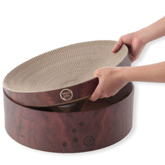 Necoichi replaceable scratching pad close-up, reversible surface for double use.