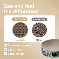 Necoichi eco-friendly-paperboard materials emphasize sustainable, durable pet-safe design.