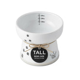 NECOICHI raised cat water bowl elevated-design supports comfortable drinking posture