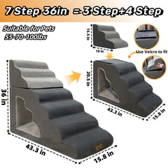 Necrely top layer close-up showing non-slip grip on stairs