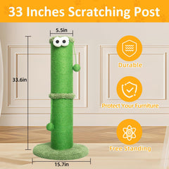 Nekosan cat scratching post 5-5inch-diameter sisal wrap for durable scratching