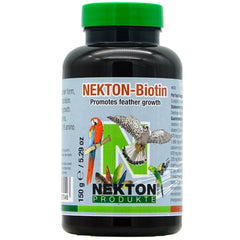 Nekton-Bio bird-feathering 150g tub promotes strong plumage growth.