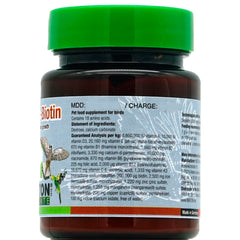 Nekton Bio label close-up showing usage details and all-stages suitability.
