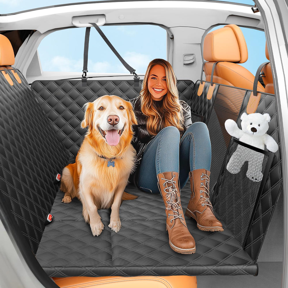 Nentik Back Seat Extender with full coverage protects seats during trips