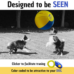 Nest Essentials Herding Ball clicker included for command training sessions.