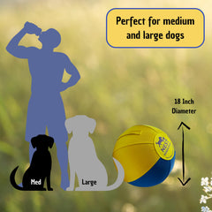 Nest Essentials Herding Ball durable 1680D fabric for rough outdoor play.