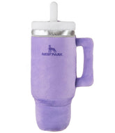 Nestpark tumbler parody dog toy in orchid purple for interactive play.