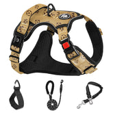 NESTROAD No Pull Harness side-dress shows quick on/off for stress-free daily walks.