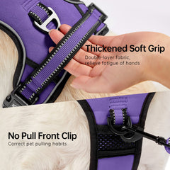 NESTROAD reflective night-visibility harness keeps dogs seen