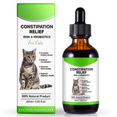 Netwik Cat Constipation Relief bottle 2oz shows gentle, natural digestive support.
