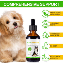 Netwik natural yeast treatment for dogs packaging signals a pure all-natural solution