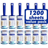 New England Stories lint roller 1200 sheets pack for quick pet hair removal on fabrics