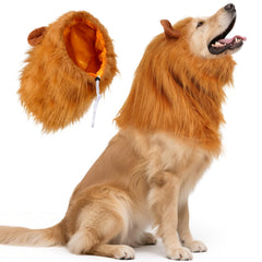 NEWBEA Lion Mane closeup shows luxurious faux fur for photo-ready moments.
