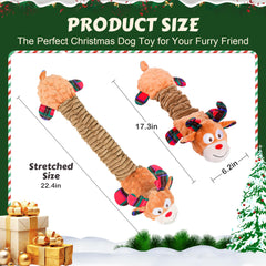 Newget Christmas elk plush toy provides durable, engaging chew sessions.