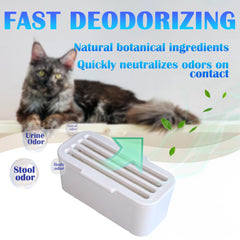 NewKe deodorizer block diffusion demonstrates fast odor neutralization