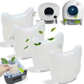 NewKe deodorizer pack front view highlights compact design and floral scent for quick freshness.