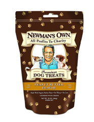 Newman's Own dog biscuits peanut butter formula heart-shaped, 1.5-inch breakable treat for training rewards
