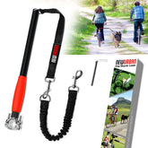 NEWURBAN Hands Free Dog Bike Leash setup demonstrates easy bike attachment for hands-free control