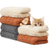 Newwiee 6pcs blankets pack-shot showing cozy warmth for dogs and cats.