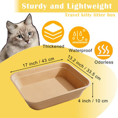 Nexboraque 8-pack reveals 17 x 13.2 x 4 inch dimensions for roomy use.