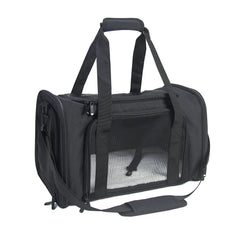 NextFri soft-sided carrier front view for travel-ready transport