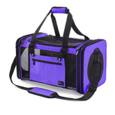 NextFri soft-sided carrier in medium purple for cats and small dogs, comfortable transport.