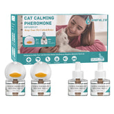 NHMFMLZW cat pheromones calming diffuser kit pour reduces anxiety in cats