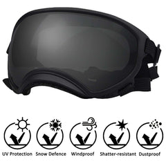 NICERINC PET dog eyewear with adjustable strap secures a comfortable fit