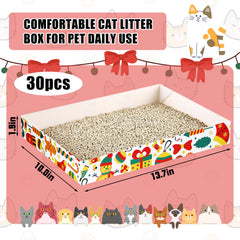 NICERINC PET foldable travel litter box portable for on-the-go pet care