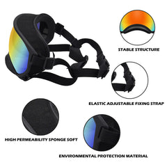 NICERINC PET large dog sunglasses foam-pad contact area for comfort.