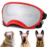 NICERINC PET large dog sunglasses front view with UV protection and secure fit