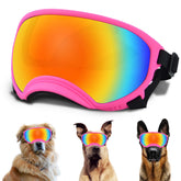 Nicerinc Pet Winproof dog sunglasses front view with UV-protective lenses.