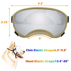 NICERINC PET Winproof sunglasses UV protection in sunny car ride or stroll
