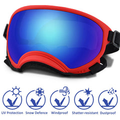 NICERINC PET large dog sunglasses adjustable-straps highlight customizable fit for dogs.