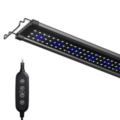 NICREW ClassicLED Gen 2 aquarium light on tank for vibrant white-blue spectrum and clear visuals