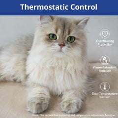 NICREW heating pad steel-wrapped cord helps prevent pet chewing